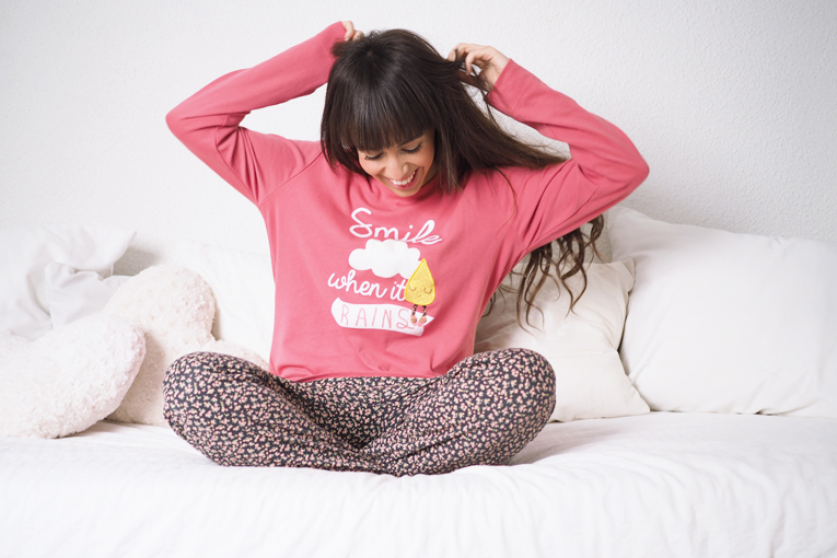 Gisela intimates, pijama, homewear, outfit of the night, pink, floral print