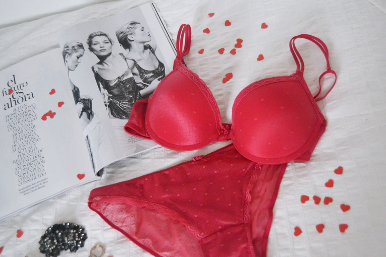 Underwear, gisela intimates, red set, bra, valentines